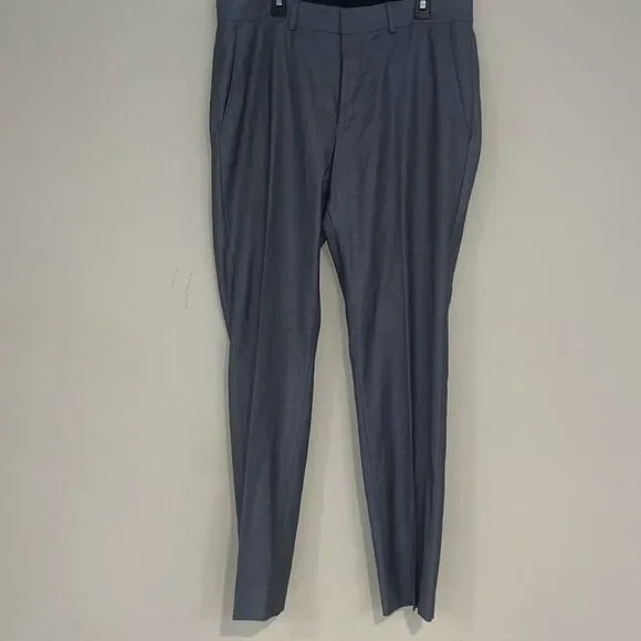 KENNETH COLE Techni-Cole Slim Fit SUIT Jacket Pants Light Gray 42L